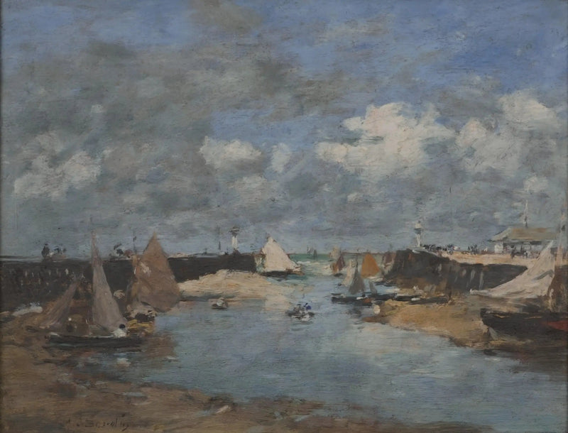 Trouville Havn - Eugène Boudin