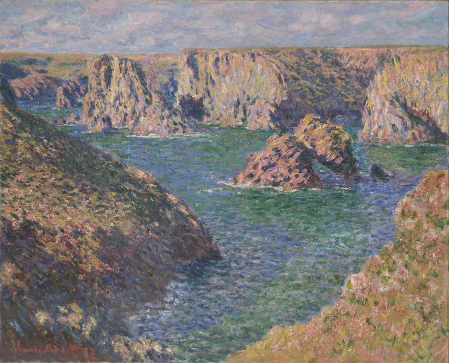 Port-Domois, øya Belle - Claude Monet