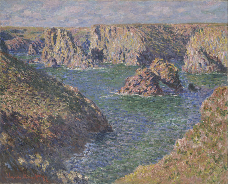 Port-Domois, øya Belle - Claude Monet