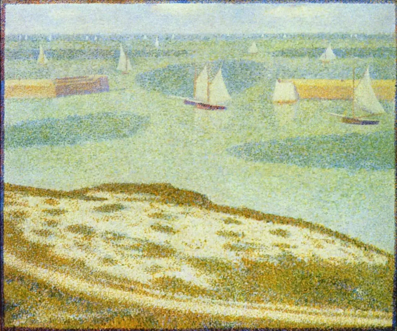 Port-en-Bessin, Havneinngang - Georges Seurat
