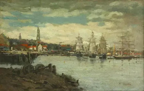 Havnen - Eugène Boudin