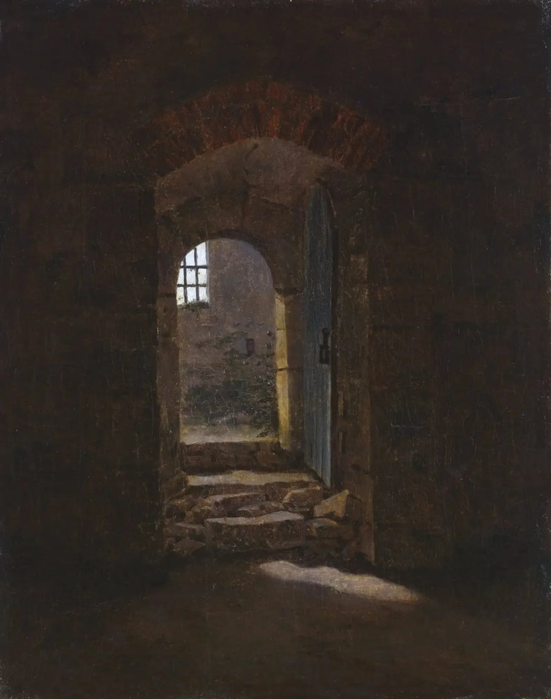 inngangsdør til Meissen - Caspar David Friedrich