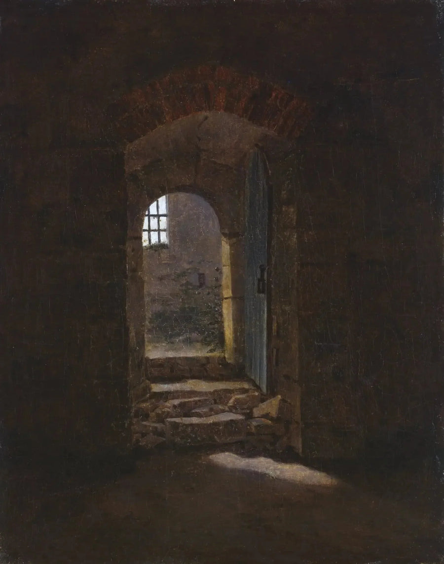 inngangsdør til Meissen - Caspar David Friedrich