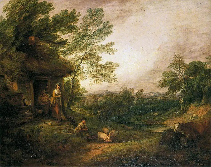 Fjellhytteport med jente og griser - Thomas Gainsborough

Source:
Porte de chalet avec fille et cochons - Thomas Gainsborough