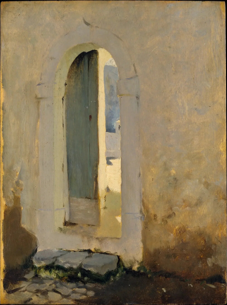 Åpen dør, Marokko - John Singer Sargent