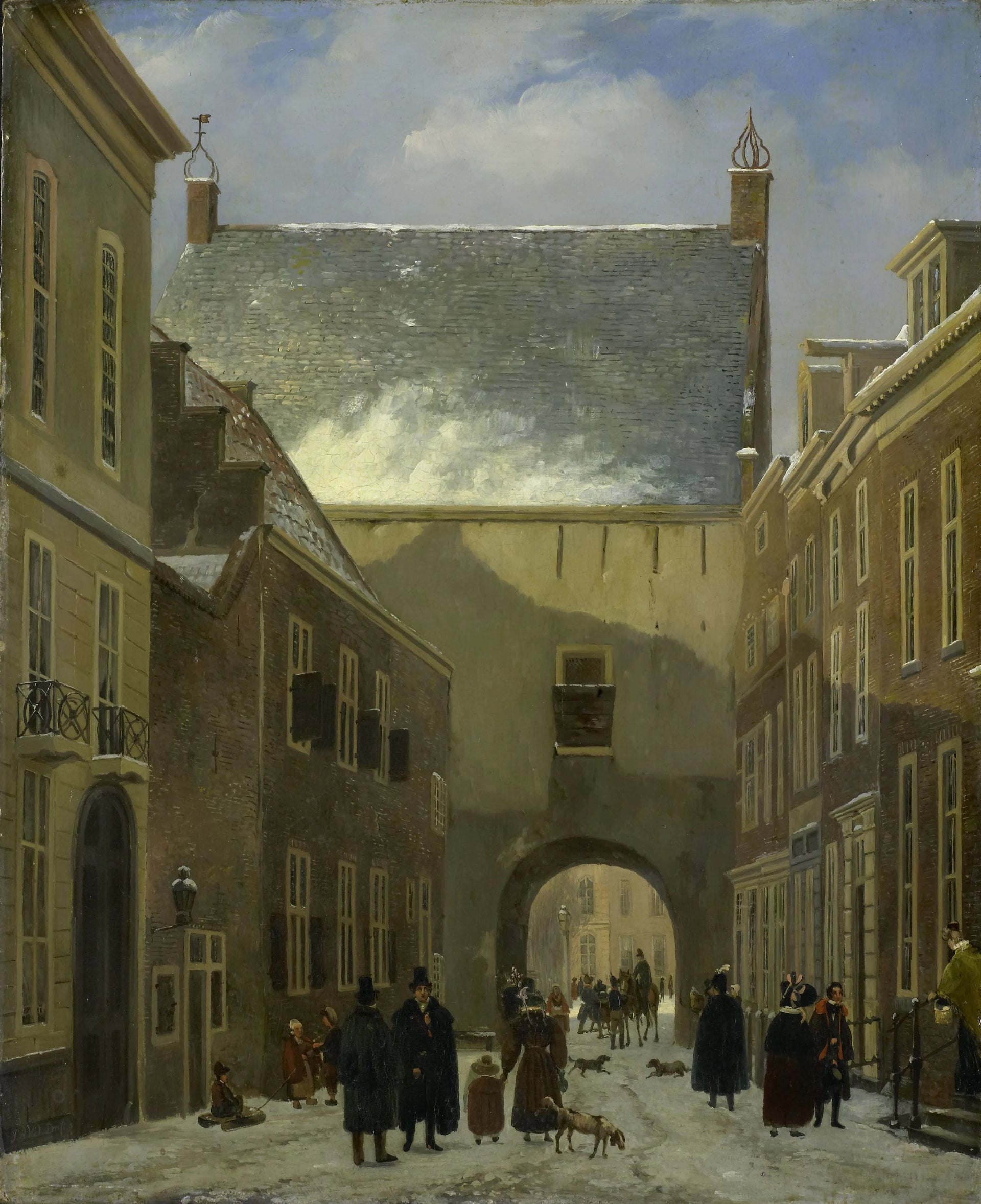 La porte de la prison de La Haye - Johannes Adrianus van der Drift