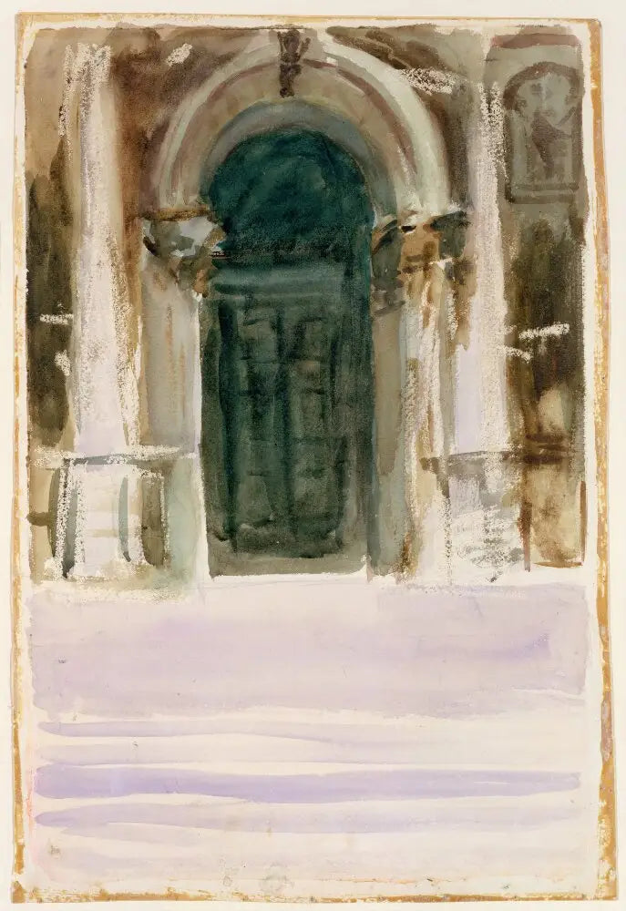 Grønn Dør, Santa Maria della Salute - John Singer Sargent