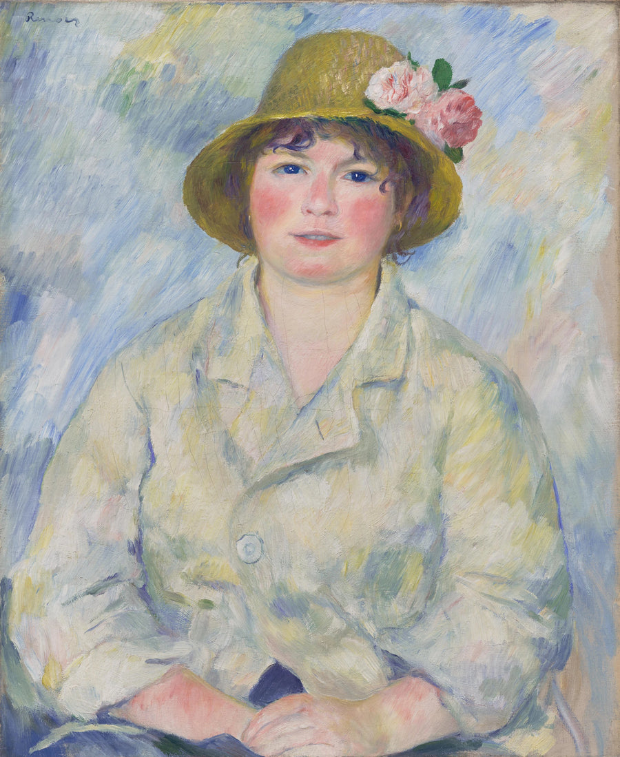 portrett av fru Renoir - Pierre-Auguste Renoir