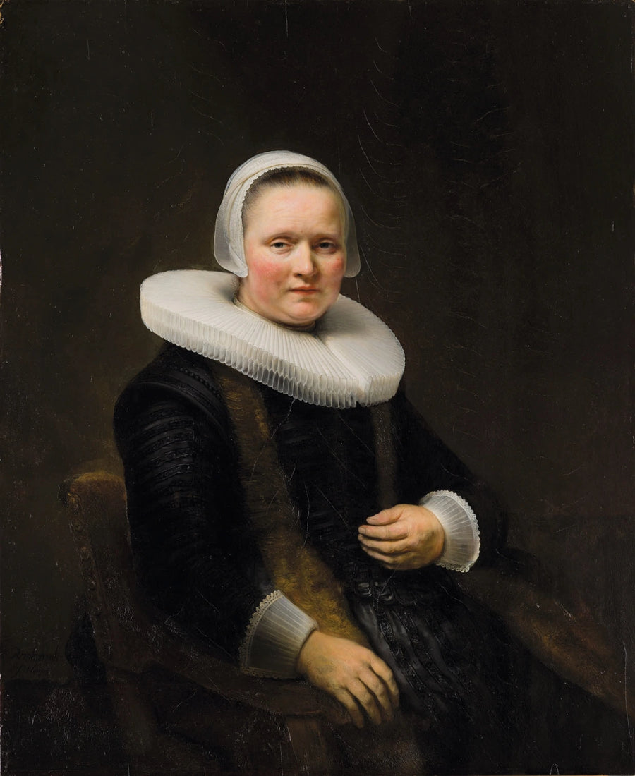 Portrett av en kvinne, kanskje Anna Wijmer - Rembrandt