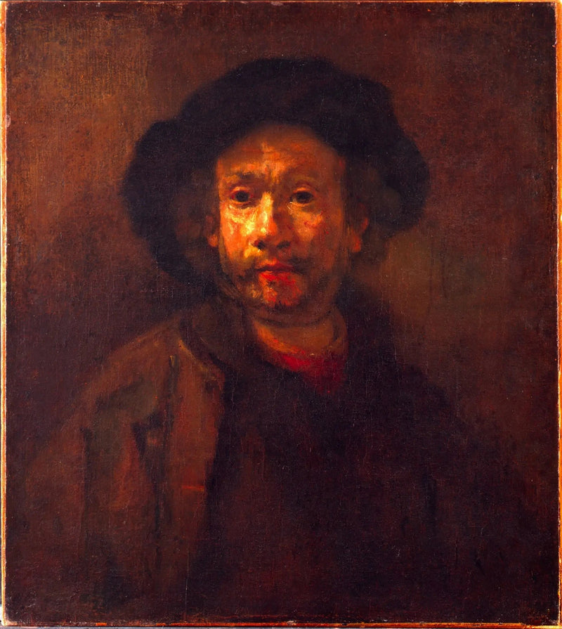 Portrett av kunstneren - Rembrandt