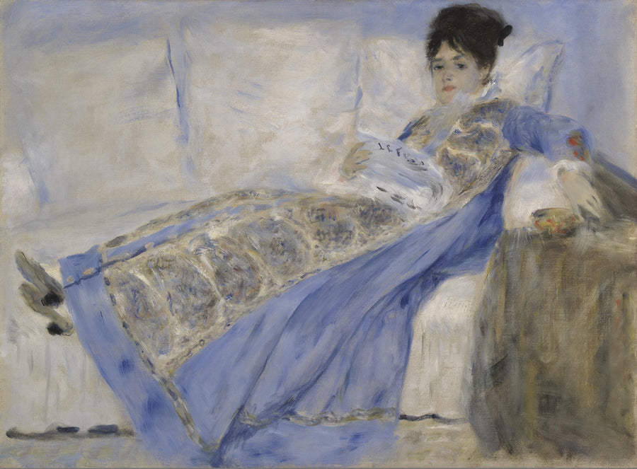 Madame Monet lesende - Pierre-Auguste Renoir