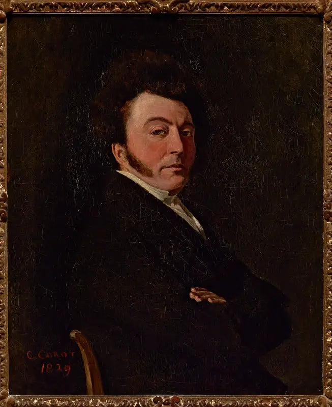Portrett av Abel Osmond - Jean-Baptiste Camille Corot