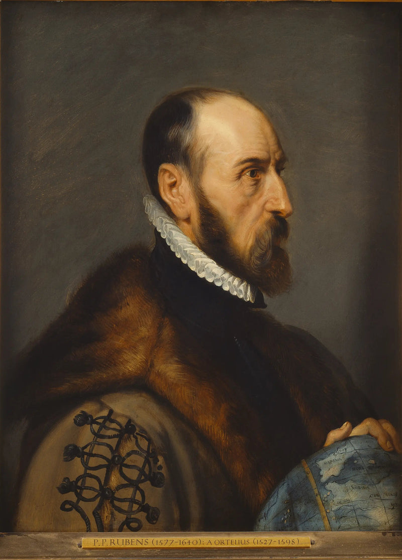 Portrett av Abraham Ortelius - Peter Paul Rubens