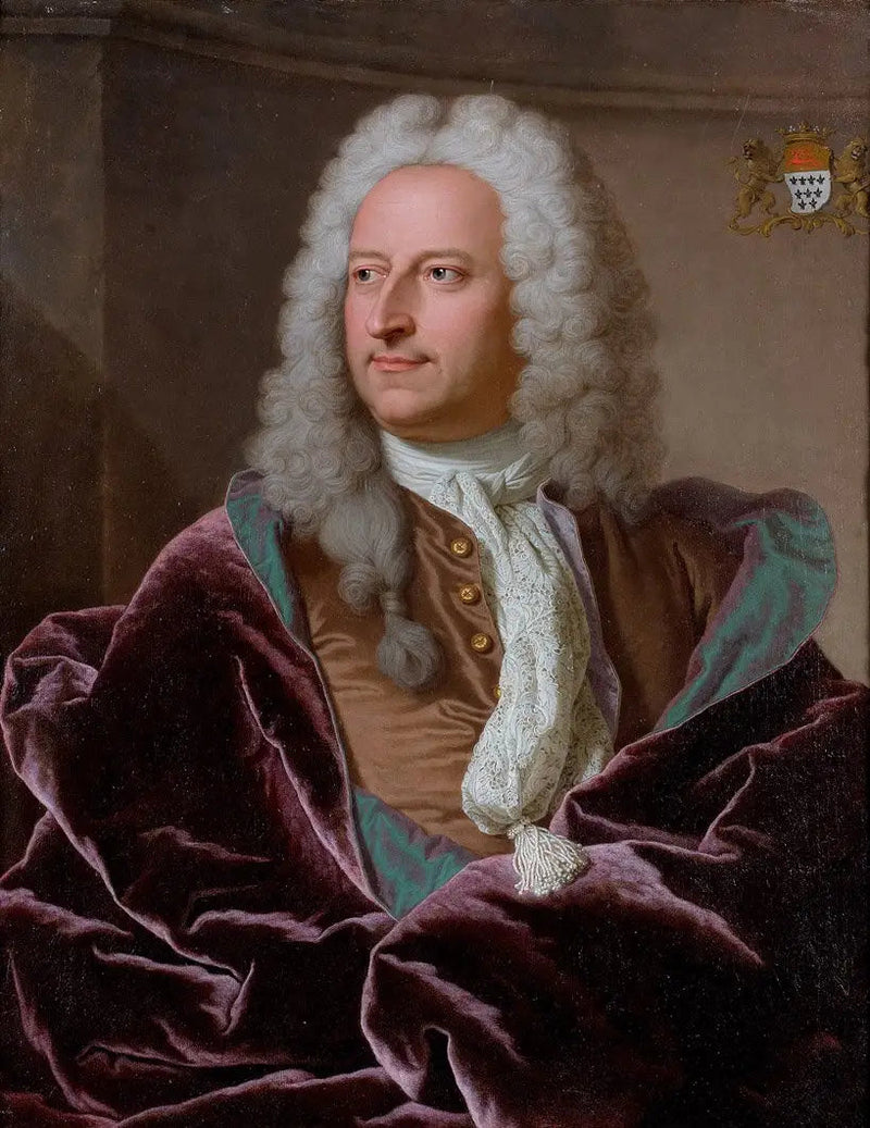 Portrett av Abraham Van Hoey - Hyacinthe Rigaud