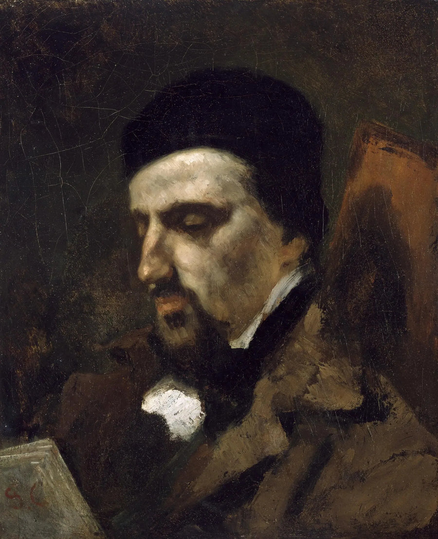 Portrett av Adolphe Marlet - Gustave Courbet