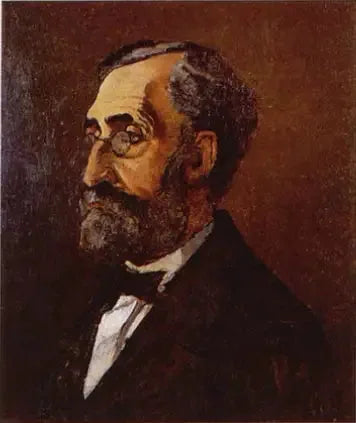 Portrett av Adolphe Monet - Claude Monet