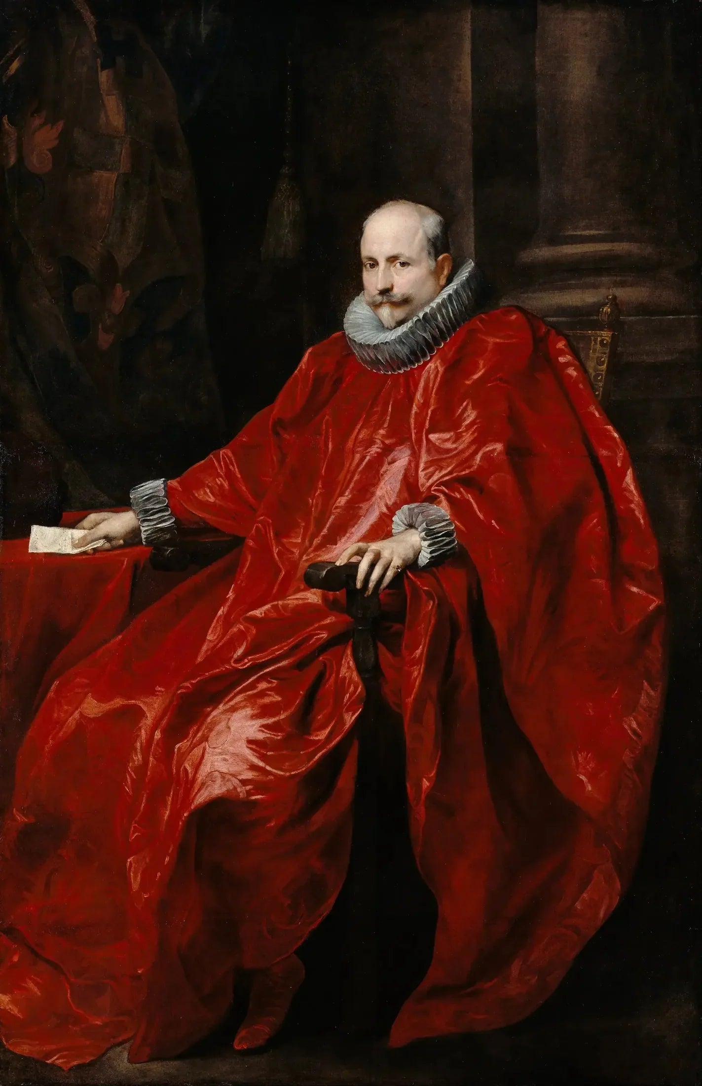 Portrait d'Agostino Pallavicini - Antoine van Dyck image 1 copie peinte à la main à l’huile