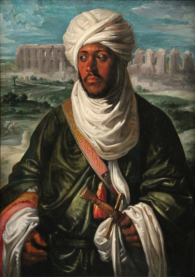 Portrett av Ahmed III al-Hafsi - Peter Paul Rubens