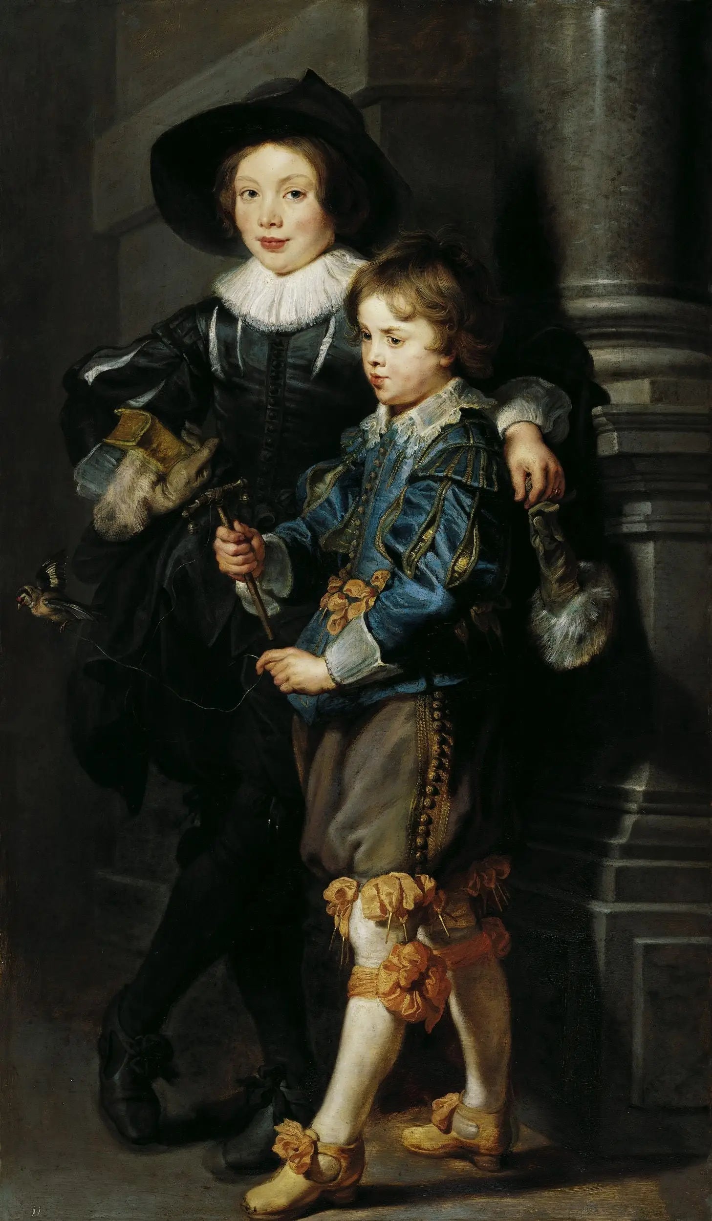 Portrait d'Albert et Nicolas Rubens - Peter Paul Rubens image 1 tableau peint à l’huile sur toile