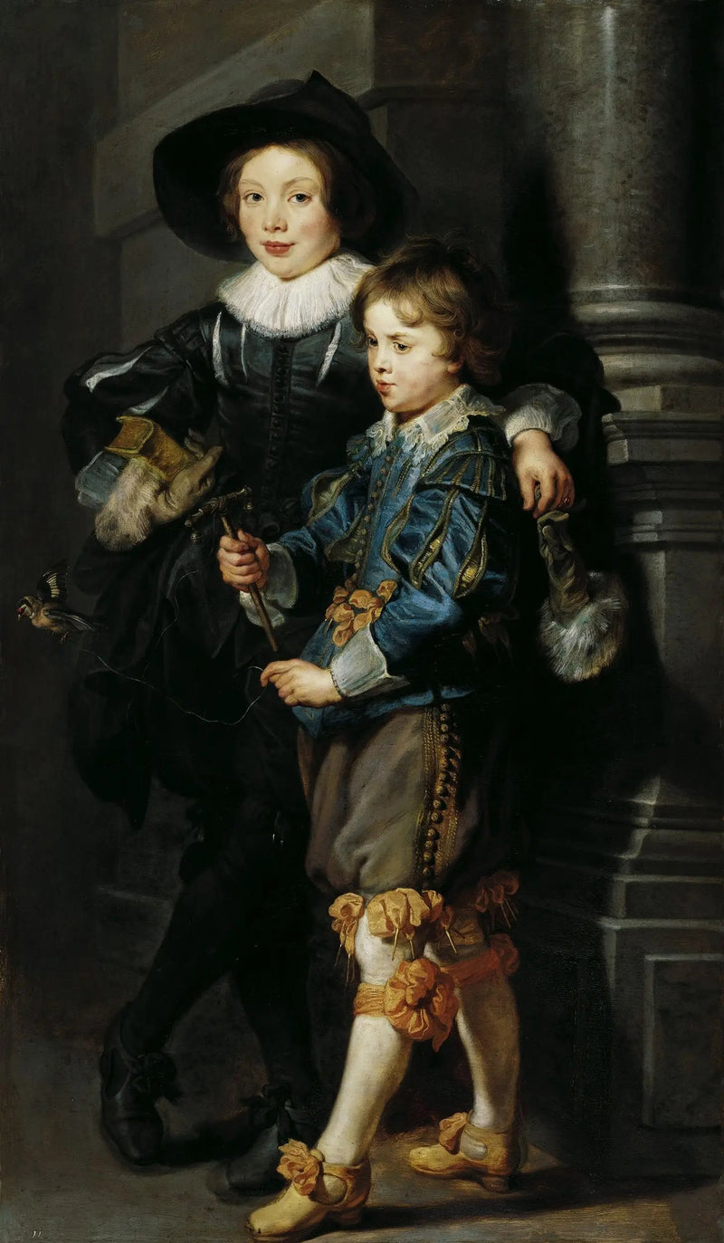 Portrett av Albert og Nicolas Rubens - Peter Paul Rubens