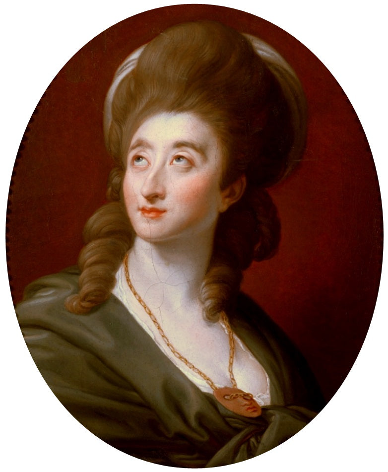 Portrett av Aleksandra Potocka født Lubomirska i rollen som Melpomene. - Pompeo Batoni