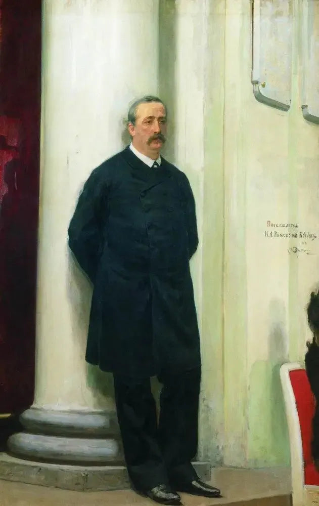 Portrett av Aleksandr Borodin - Ilya Repin