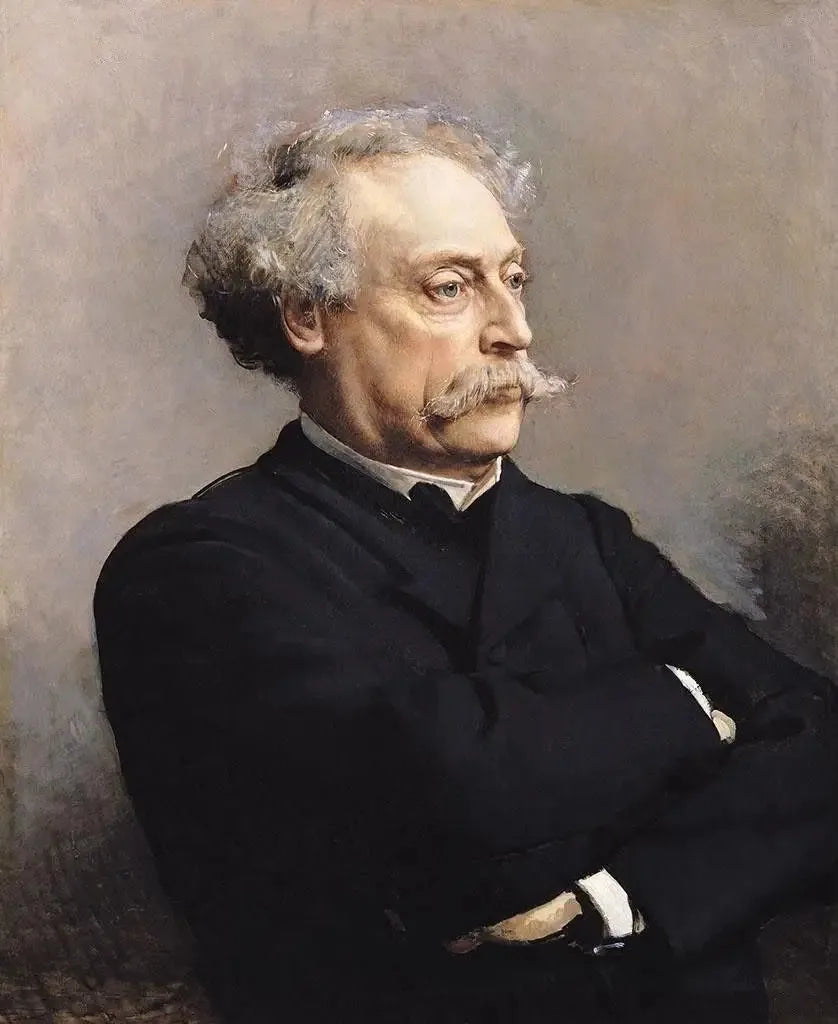 Portrett av Alexandre Dumas fils - Léon Bonnat