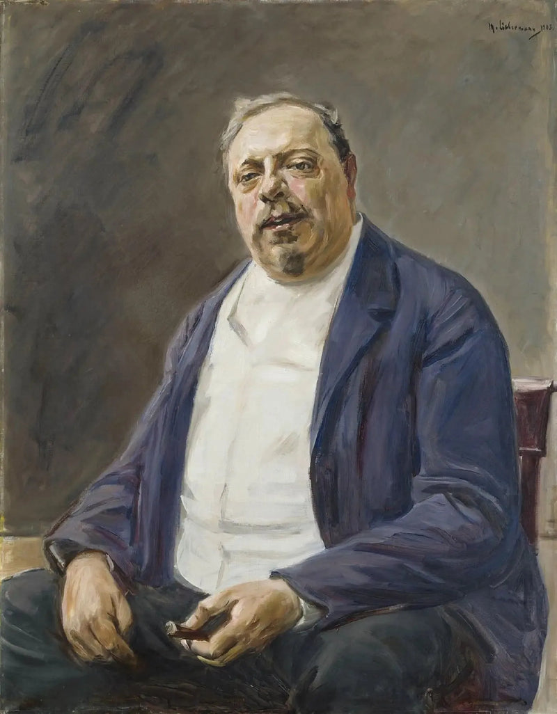Portrett av Alfred von Berger - Max Liebermann