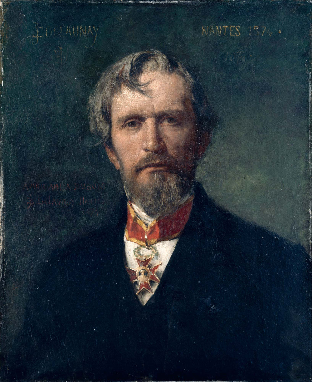 Portrait d'Alphée Dubois (1831-1905) - Jules-Élie Delaunay image 1 copie peinte à la main à l’huile