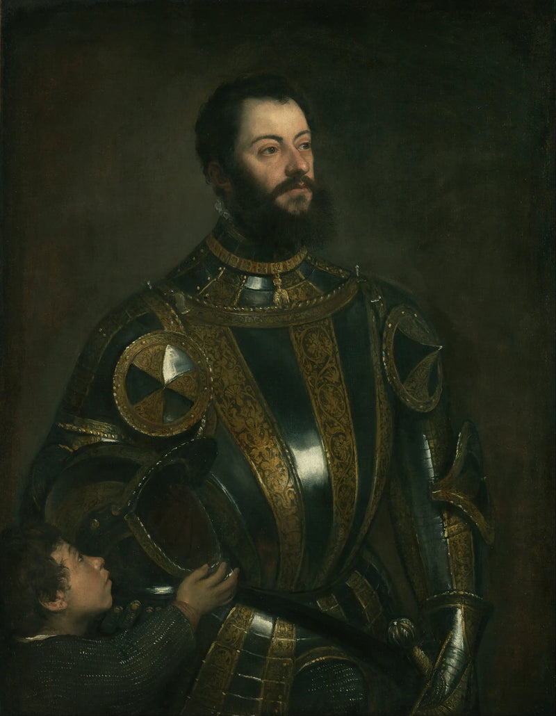 Portrett av Alphonse d'Avalos - Titian
