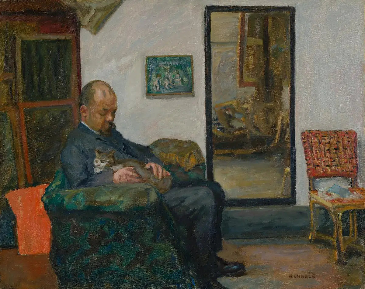 Portrait d'Ambroise Vollard - Pierre Bonnard image 1 reproduction artisanale de tableau