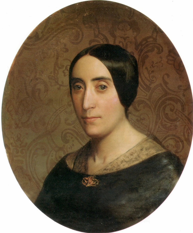Portrett av Amélina Dufaud, ektefelle av Bouguereau, tante til kunstneren - Bouguereau
