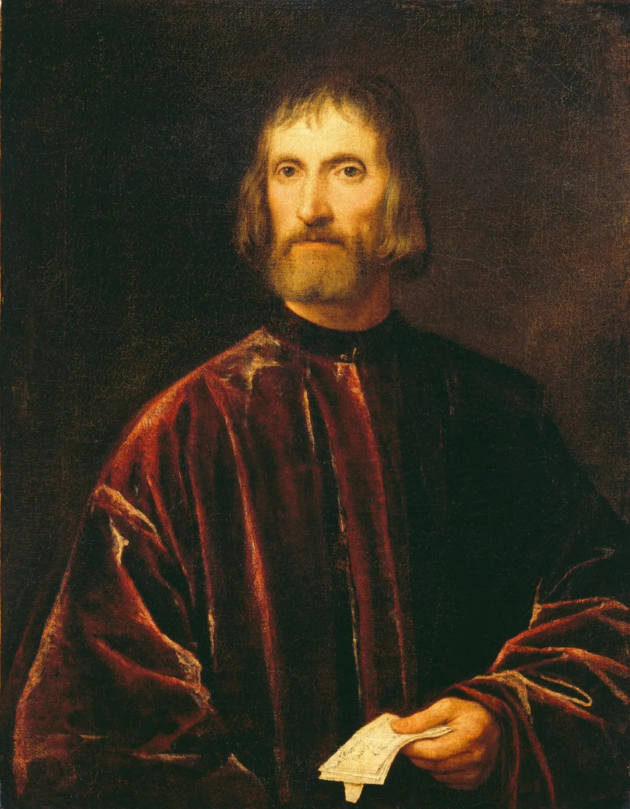 Portrett av Andrea dei Franceschi - Titian