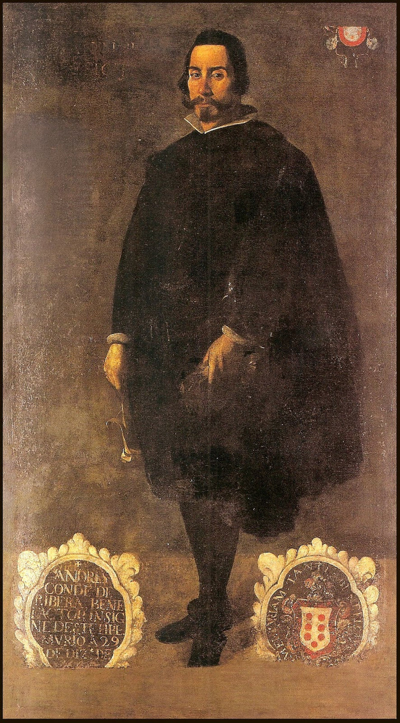 Portrett av Andrés Condé de Ribera - Francisco de Zurbarán