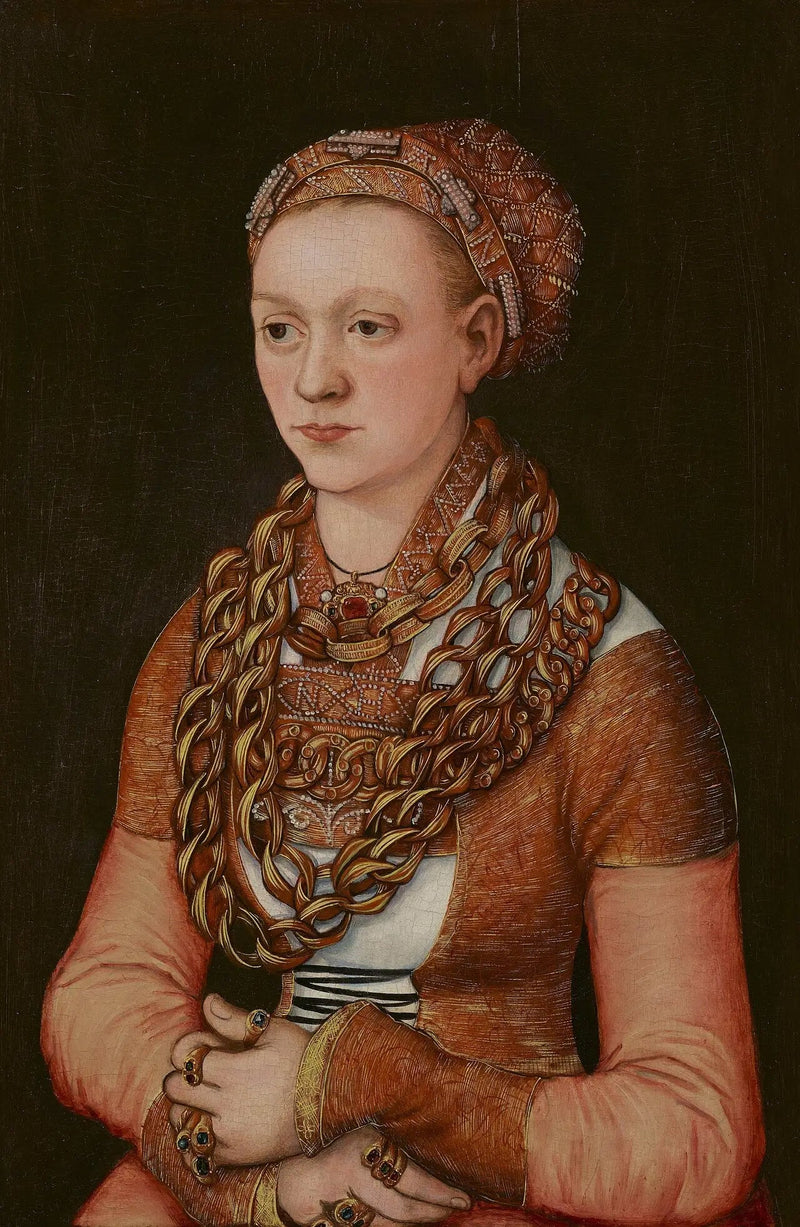 Portrett av Anna Buchner, født Lindacker - Lucas Cranach den eldre