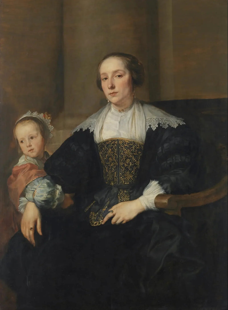 Portrett av Anna van Thielen, kone av maleren Theodoor Rombouts med datteren deres - Antoine van Dyck

Source:
Portrait d'Anna van Thielen, épouse du peintre Theodoor Rombouts avec leur fille - Antoine van Dyck