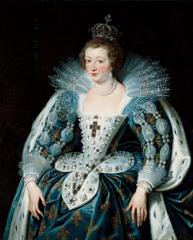 Portrett av Anne av Østerrike - Peter Paul Rubens