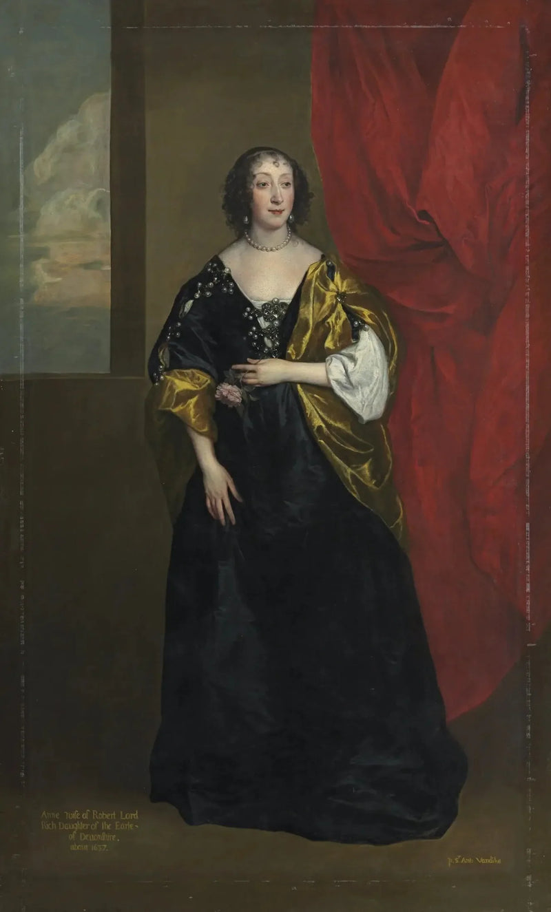 Portrett av Anne Cavendish, Lady Rich (1612-1638) - Antoine van Dyck

Source:
Portrait d'Anne Cavendish, Lady Rich (1612-1638) - Antoine van Dyck