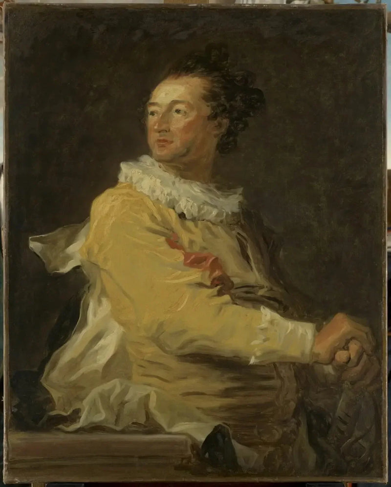 Portrett av Anne-François d'Harcourt, hertug av Beuvron i en rolle fra den italienske komedien - Jean-Honoré Fragonard