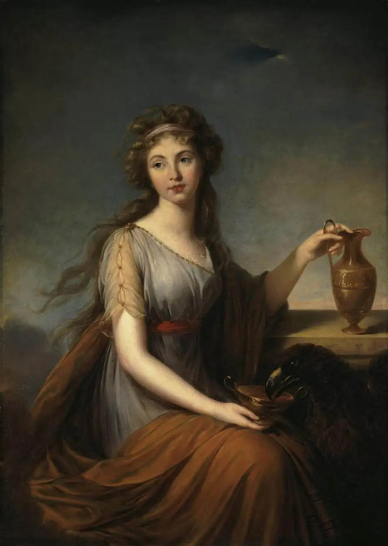 Portrett av Anne Pitt i Hébé - Élisabeth Vigée Le Brun

Source:
Portrait d'Anne Pitt en Hébé - Élisabeth Vigée Le Brun