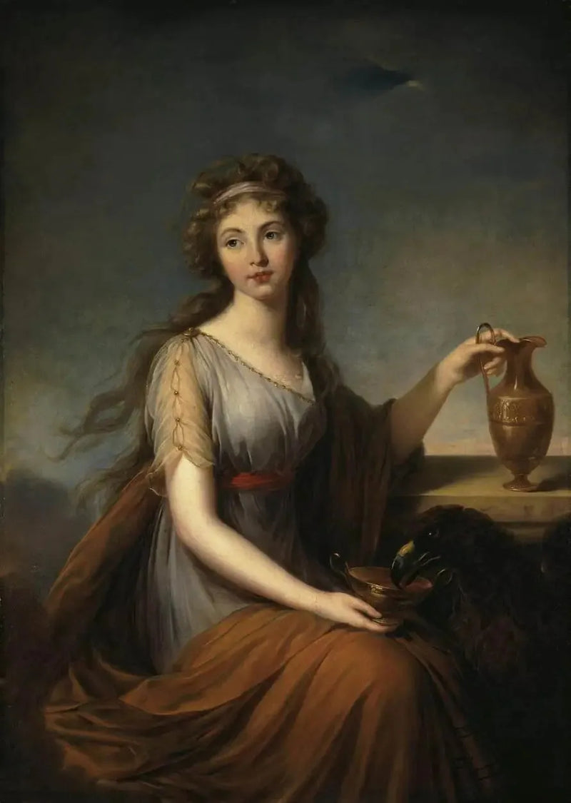 Portrett av Anne Pitt i Hébé - Élisabeth Vigée Le Brun

Source:
Portrait d'Anne Pitt en Hébé - Élisabeth Vigée Le Brun