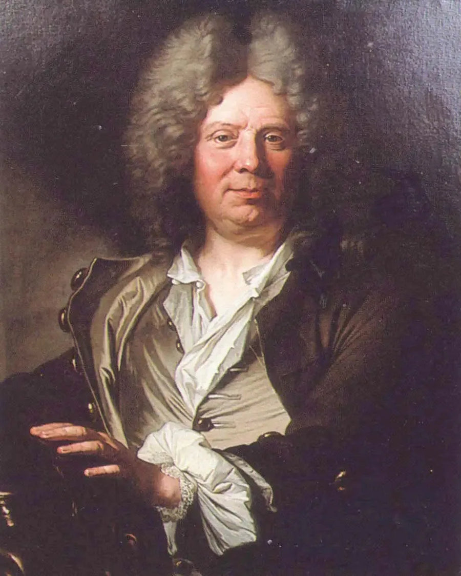 Portrett av Antoine Coysevox - Hyacinthe Rigaud