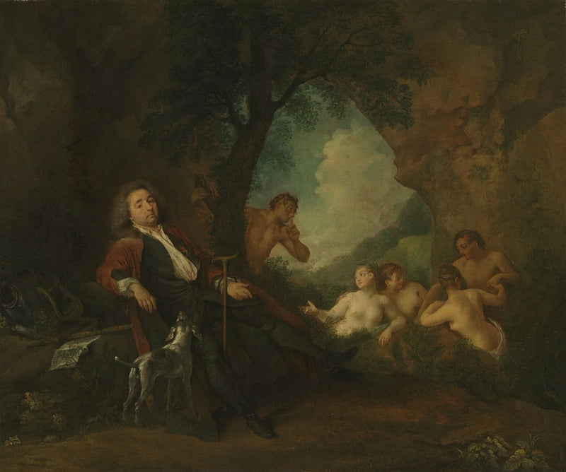 Portrett av Antoine de La Roque - Antoine Watteau