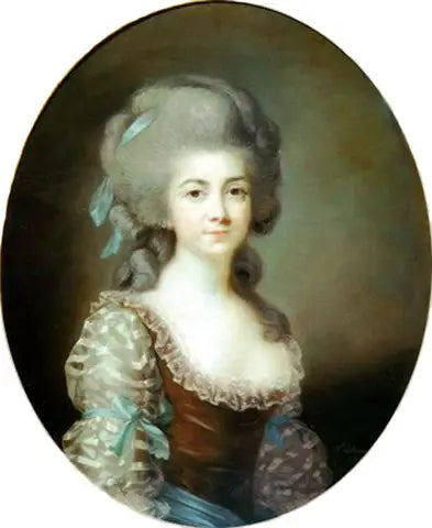 Portrett av Antoinette Saint-Huberty (1756-1812), fransk skuespillerinne. - Élisabeth Vigée Le Brun

Source:
Portrait d'Antoinette Saint-Huberty (1756-1812), actrice française. - Élisabeth Vigée Le Brun