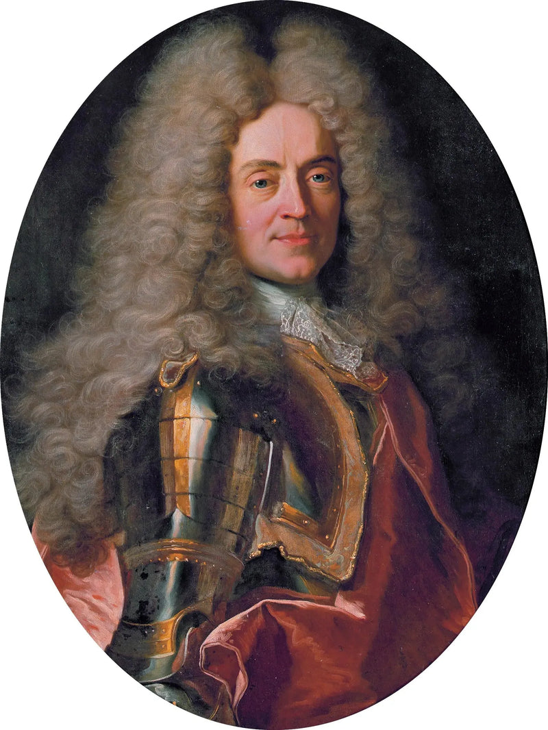 Portrett av Anton Ulrich, hertug av Braunschweig - Hyacinthe Rigaud