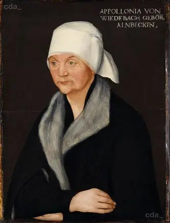 Portrett av Apollonia von Wiedebach - Lucas Cranach den eldre