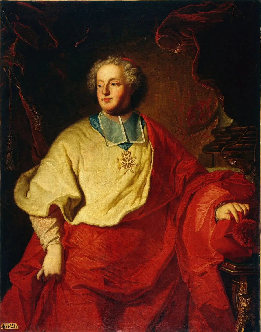 Portrett av Armand Gaston Maximilien de Rohan (1674-1749) - Hyacinthe Rigaud