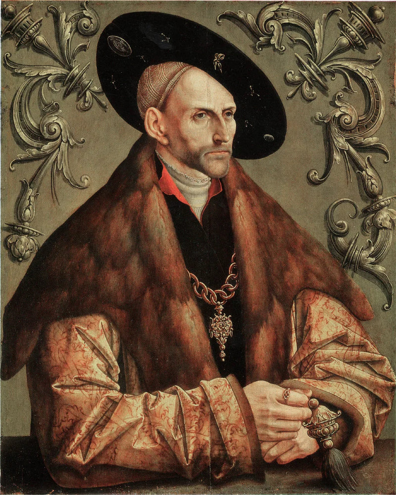 Portrett av Edzard I, greve av Oost-Friesland - Jacob Cornelisz van Oostsanen