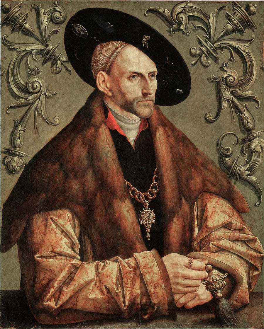 Portrett av Edzard I, greve av Oost-Friesland - Jacob Cornelisz van Oostsanen