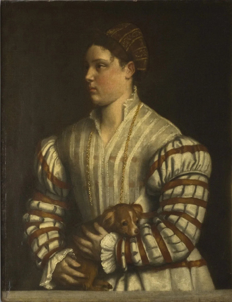 Portrett av Eleonora Averoldi - Alessandro Bonvicino